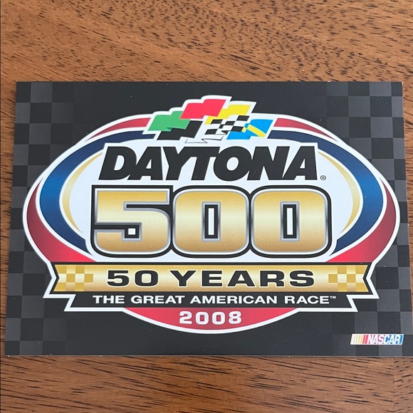 Dale Jarrett NASCAR Collectible Autographed Cards Daytona 500 Postcard - Picture 6 of 7